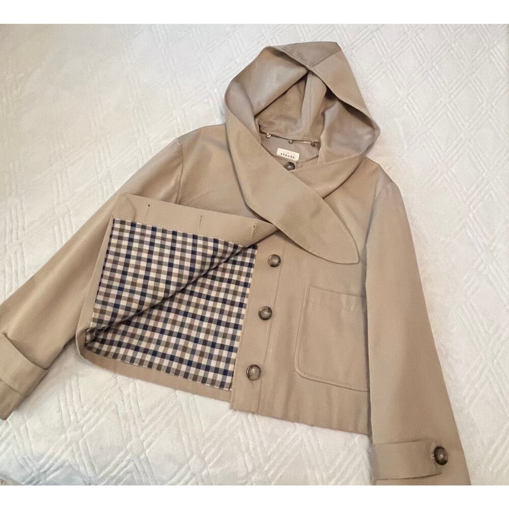 La Maille Sezane Paxton Jacket in Light Beige Size 36FR / US 4 / S✨ - Picture 6 of 12